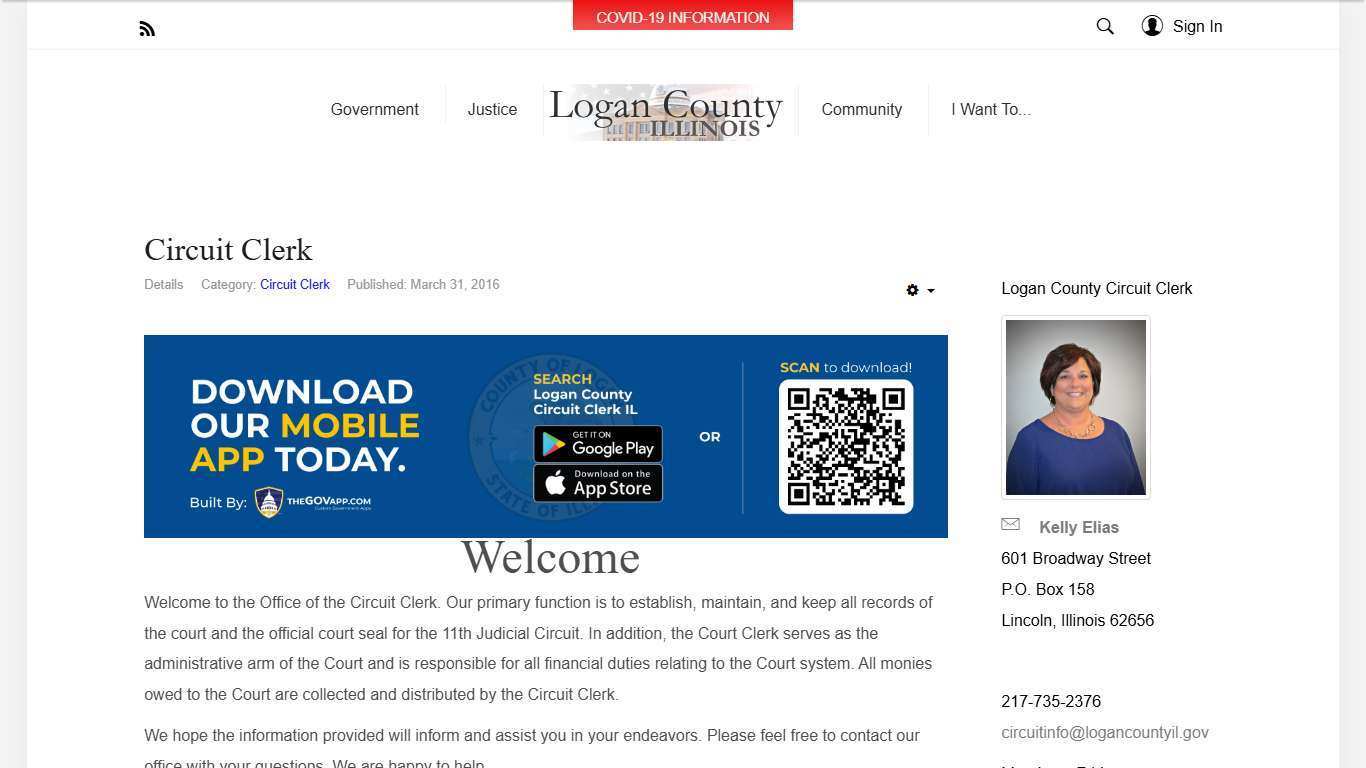 Logan County, Illinois - Circuit Clerk